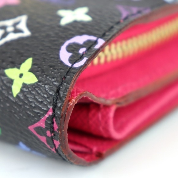Louis Vuitton Portefeuille Joy Noir Wallet Monogram Multicolor - Picture 5 of 7